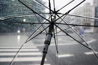 broken umbrella