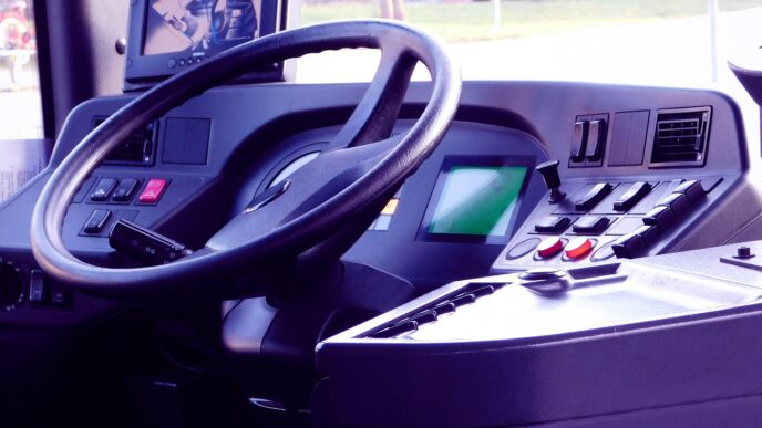 bus inside