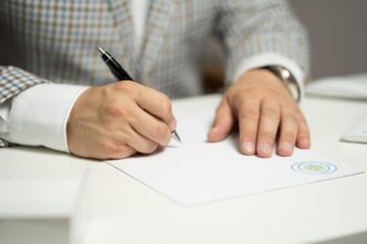 signing the contract