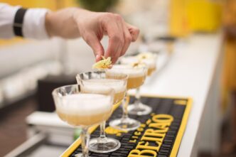 serving drinks