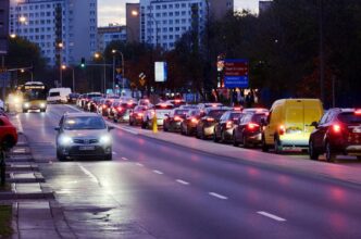 cars in street