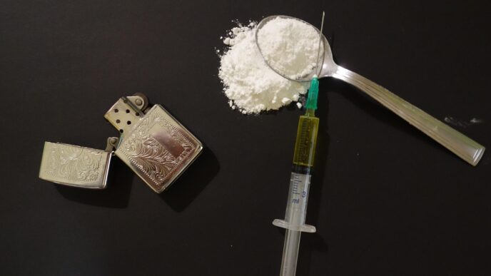 drugs and needle