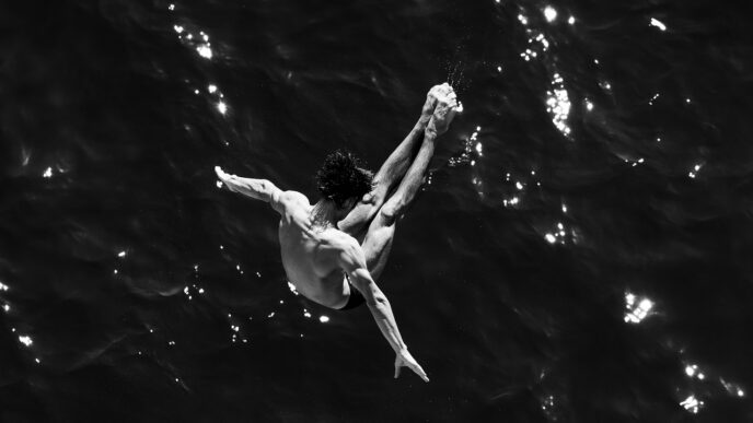 jump in the sea