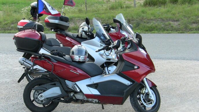 motobike axident