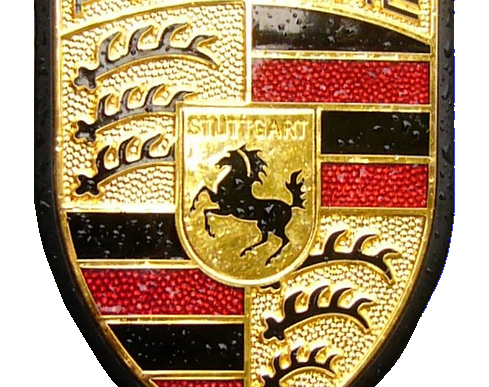 Porsche hood emblem